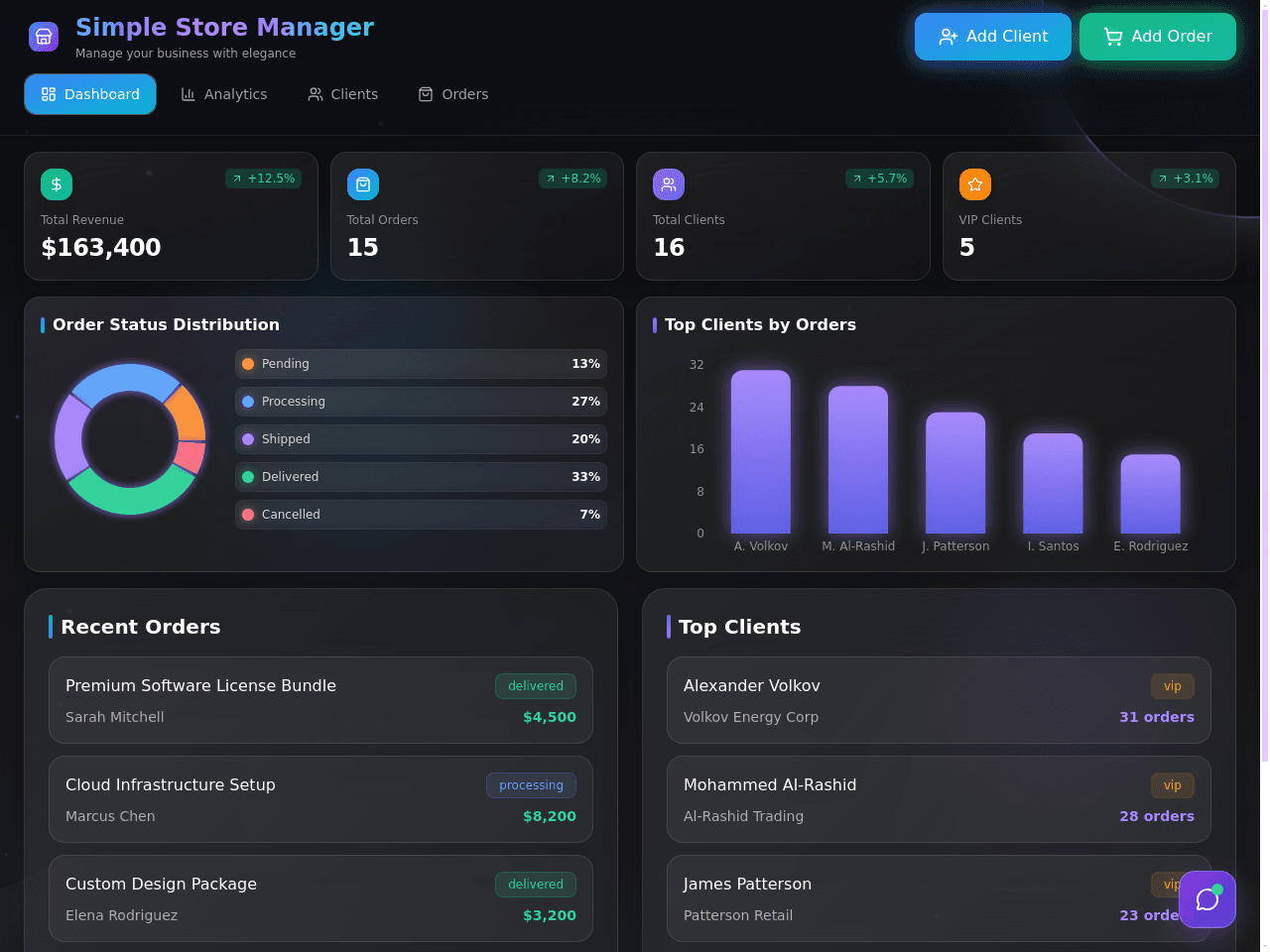 Simple Store Manager