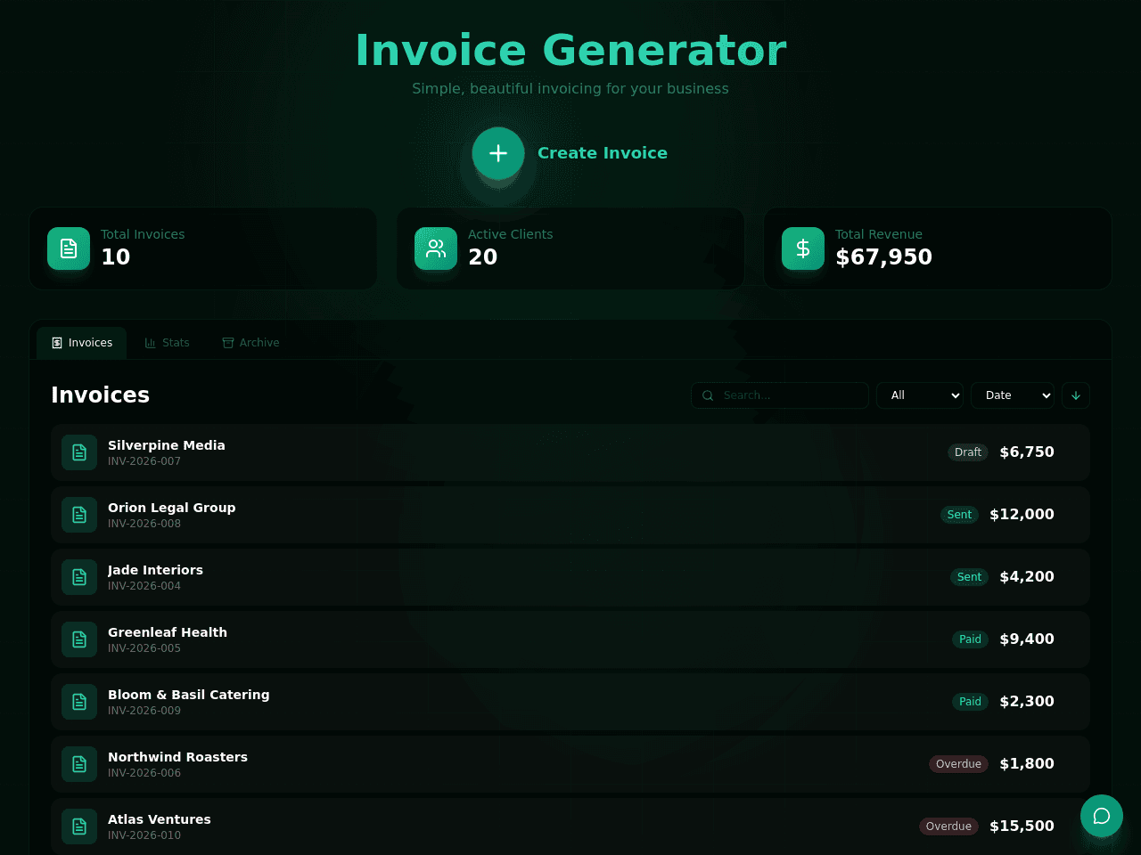 Invoice Generator