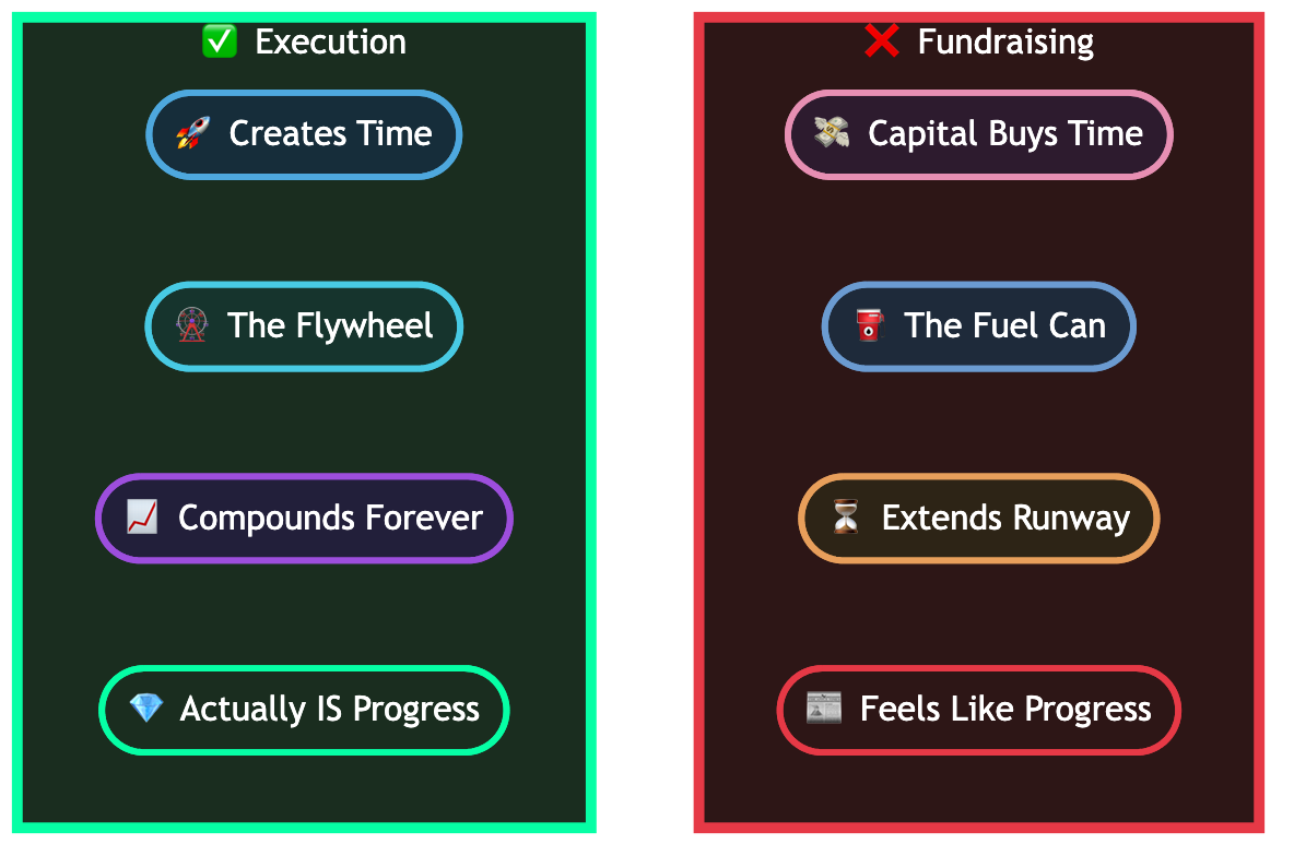 Execution vs Fundraising