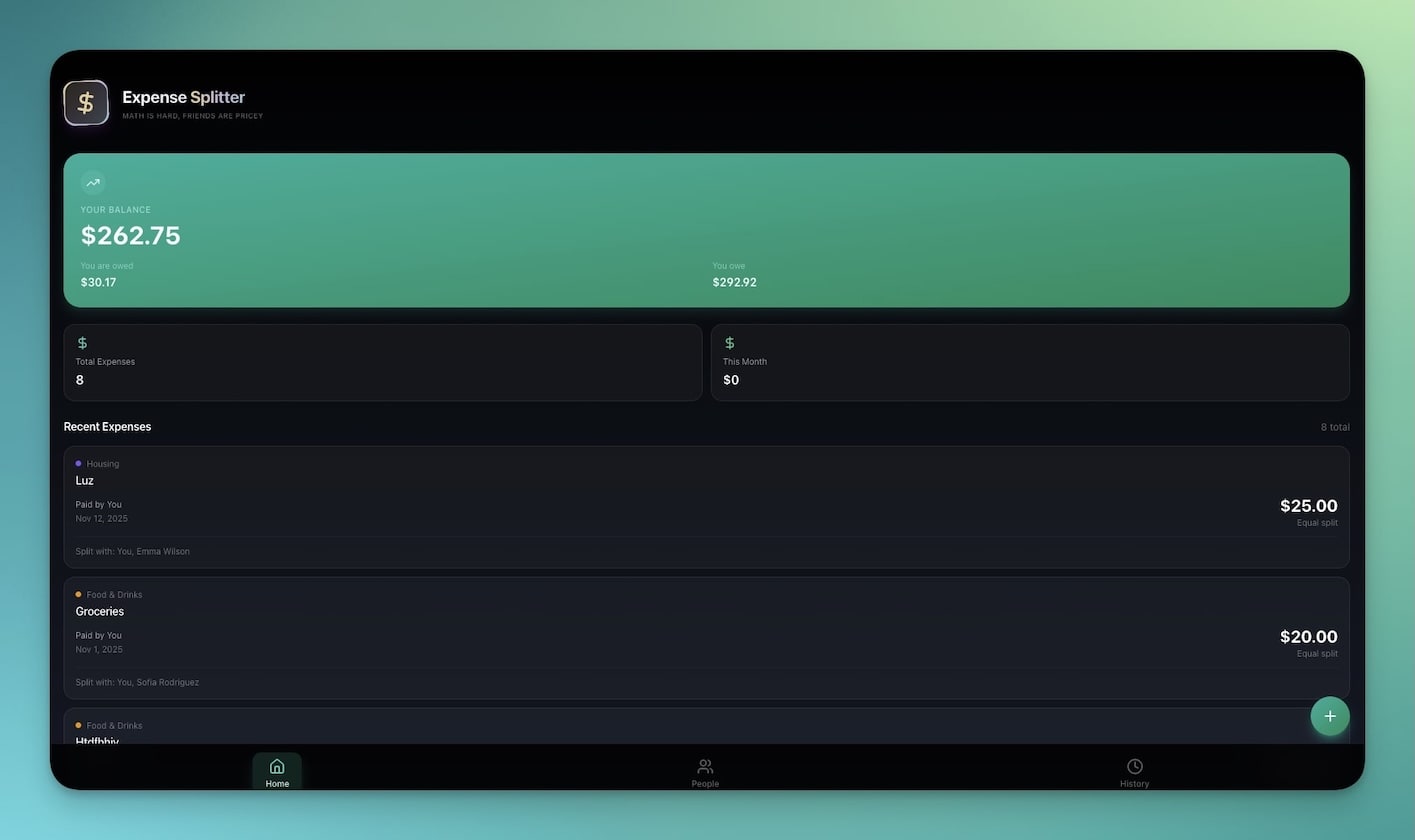 AI expense tracking and finance dashboard built with Taskade Genesis
