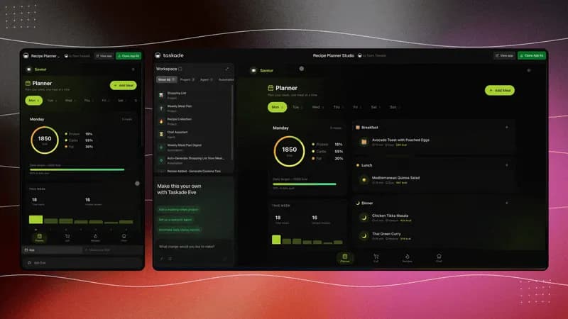 Clone any app from the community and ship in minutes