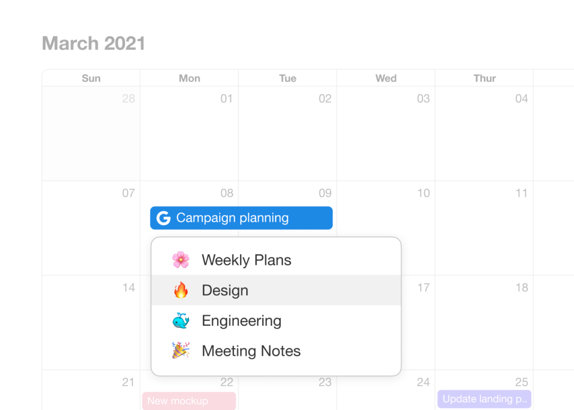 taskade google calendar