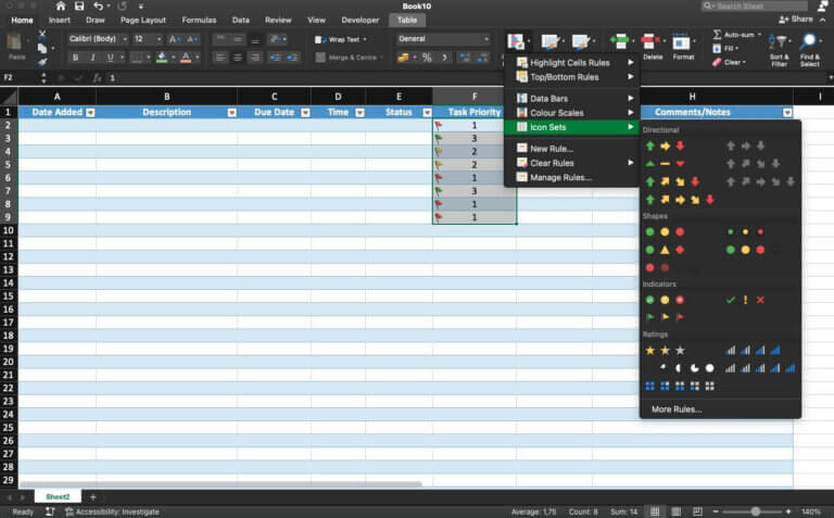 How To Create A List In Excel From A Table