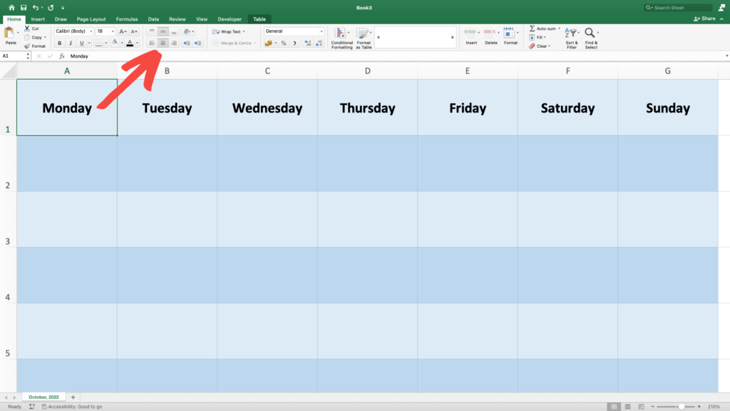 How to Create a Calendar in Excel Taskade