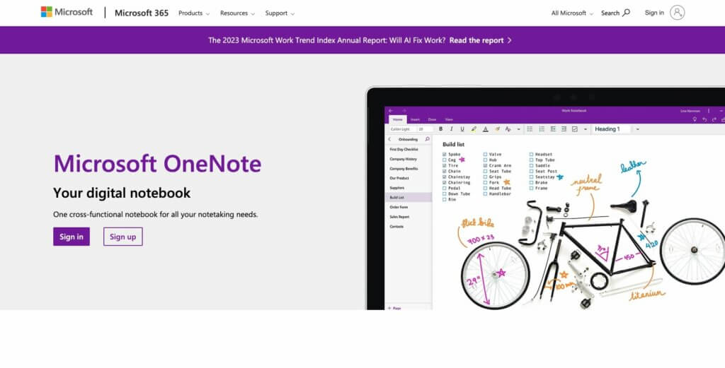 microsoft one note