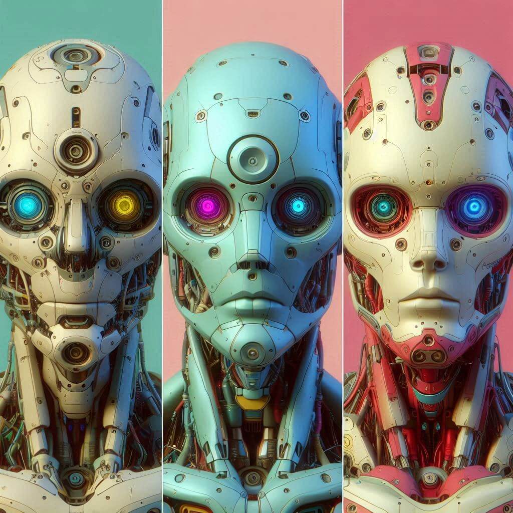 robot faces