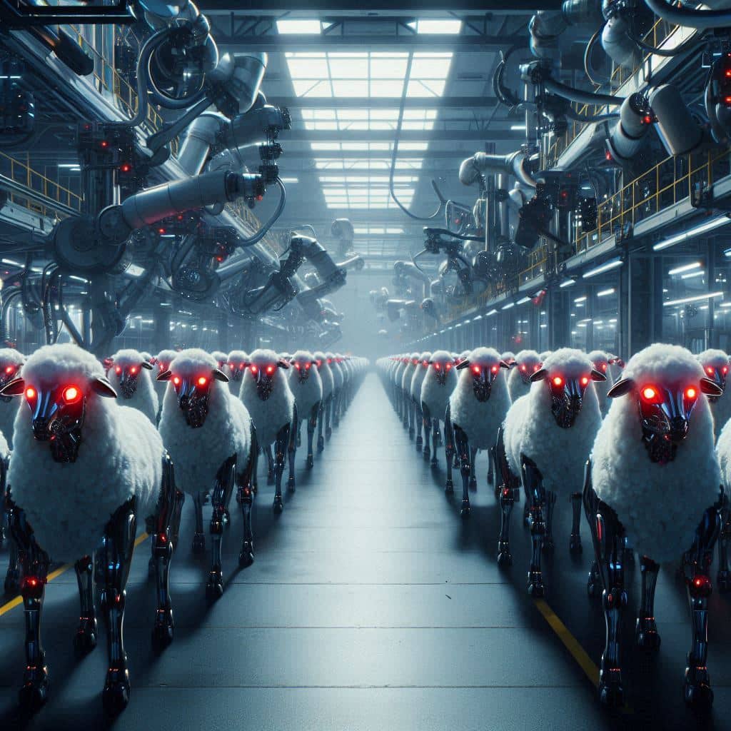 robot sheep