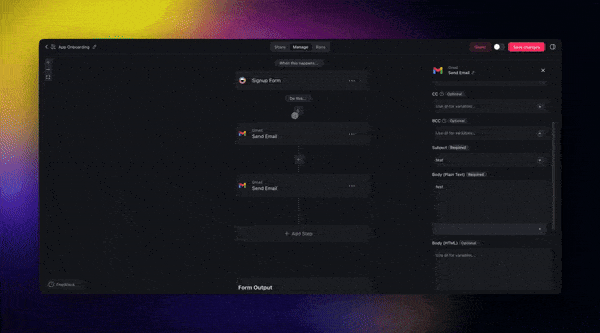 Delay automation action.