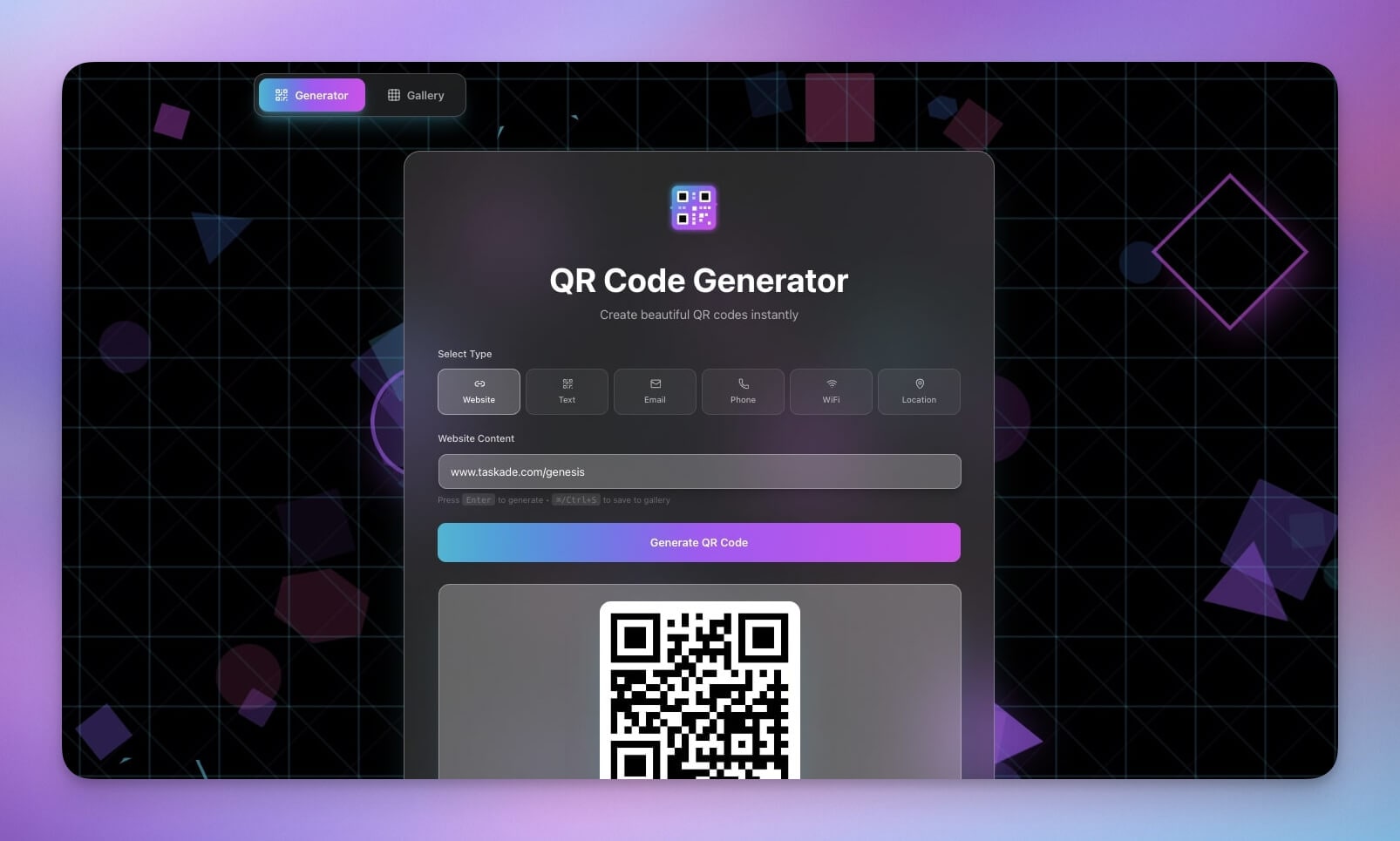 QR Code Generator