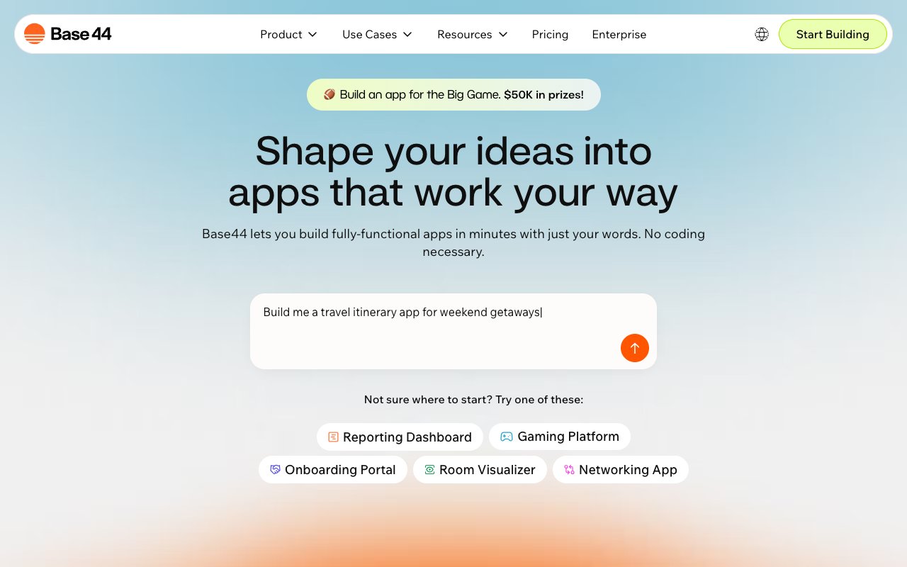 Base44 No-Code App Builder