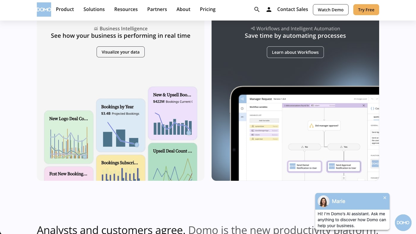 Domo Business Intelligence