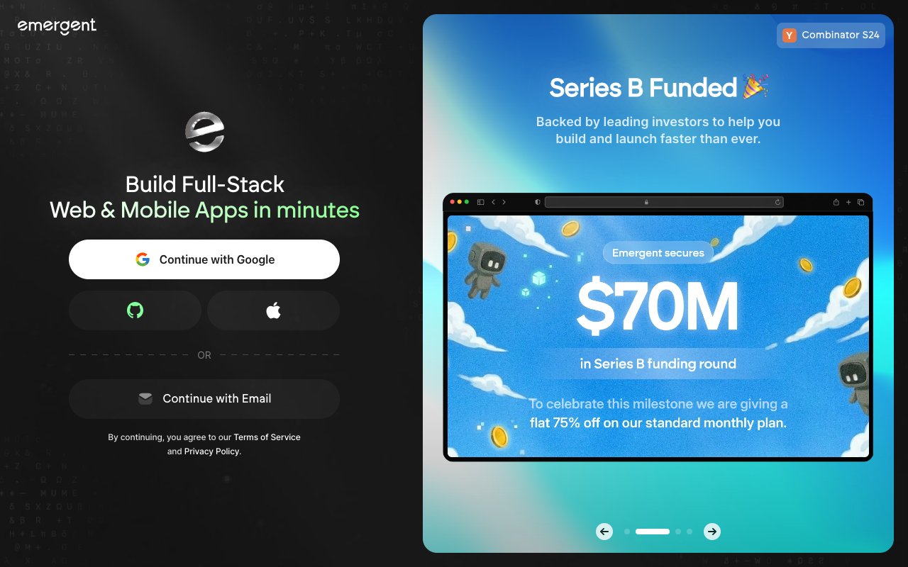 Emergent Multi-Agent App Builder