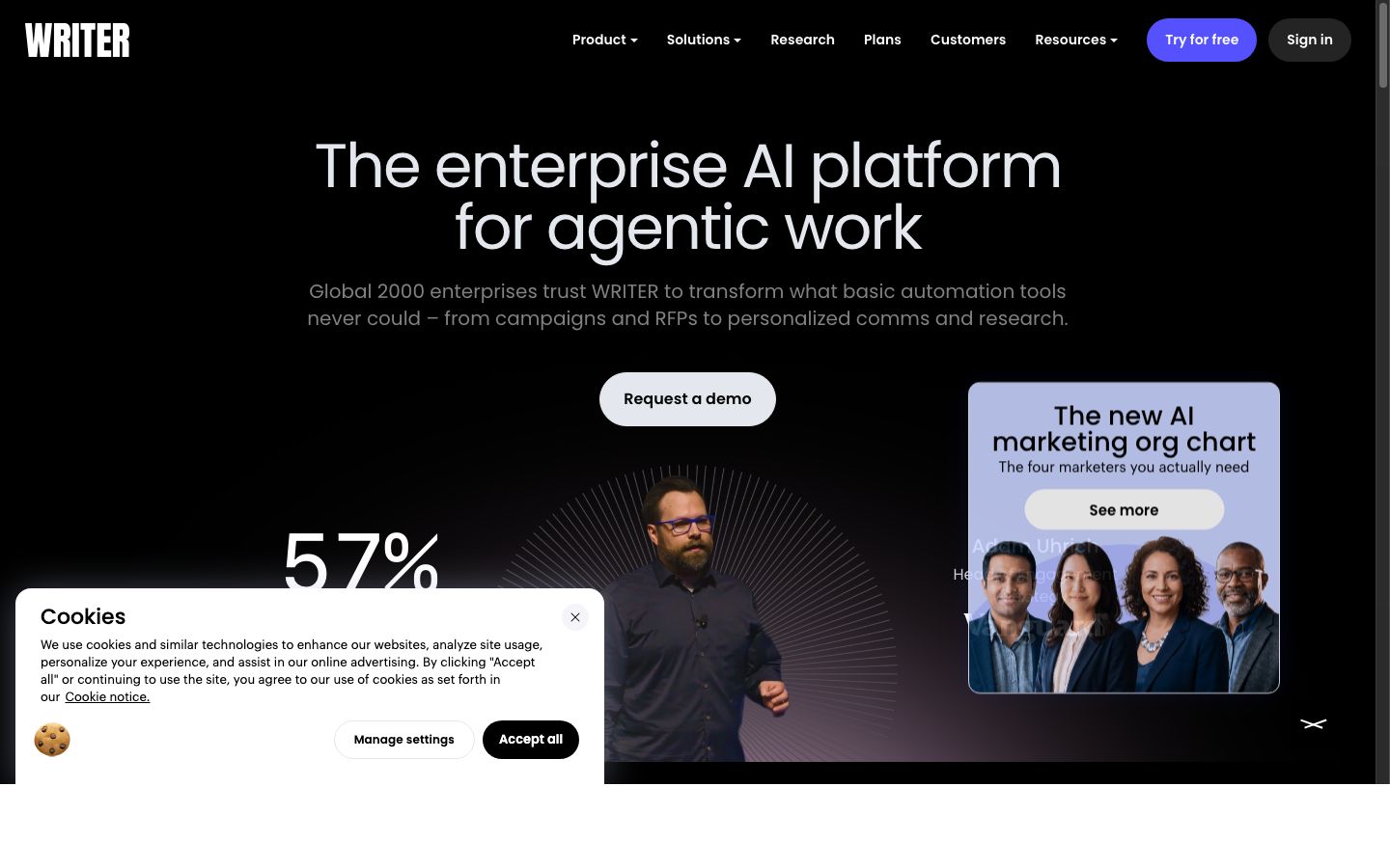 Writer.com enterprise AI writing platform