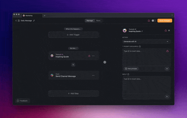 Automation Scheduler.