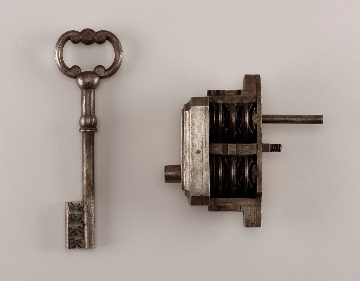 Best AI builders with BYOK in 2026: an iron key beside its lock, photographed by Cooper Hewitt, Smithsonian Design Museum (public domain)