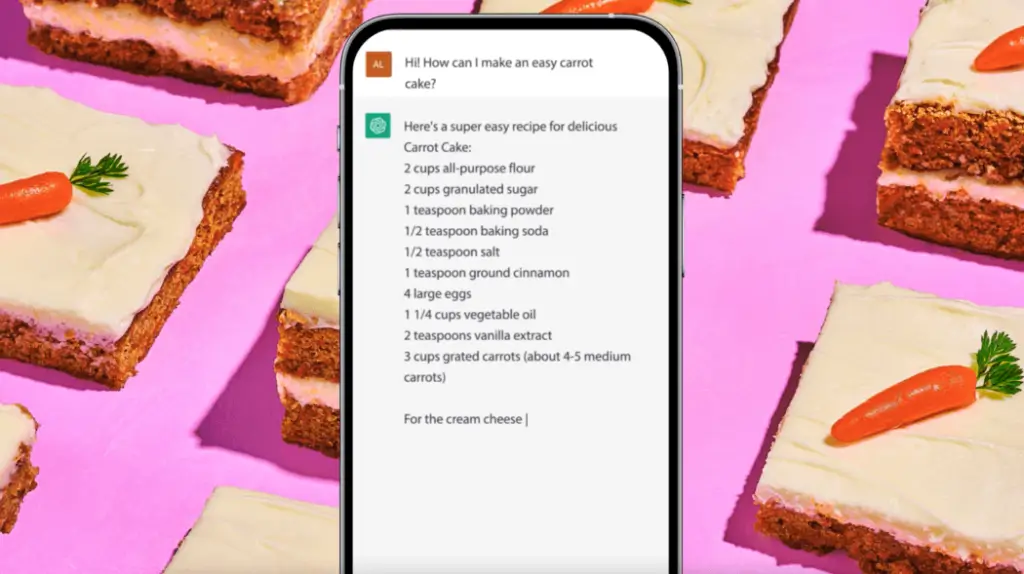 ChatGPT Instacart plugin.