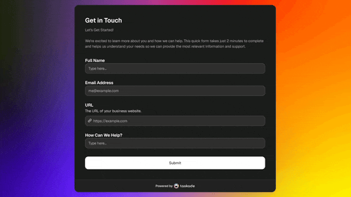 Custom Form Branding