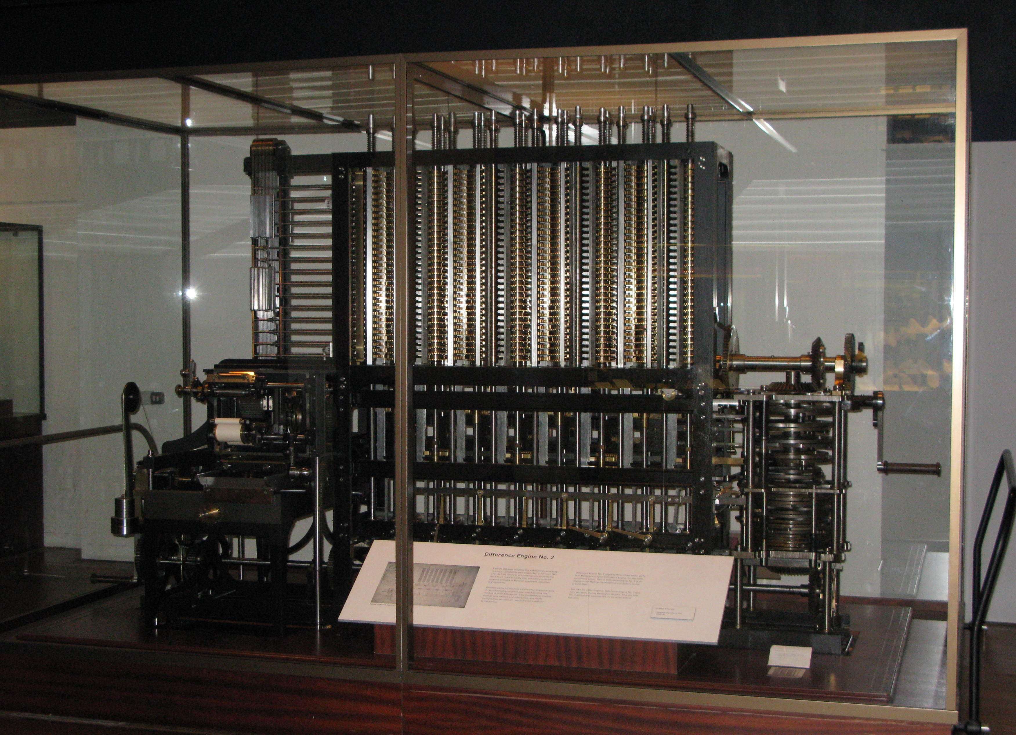 Charles Babbage's Difference Engine No. 2 at the Science Museum, London