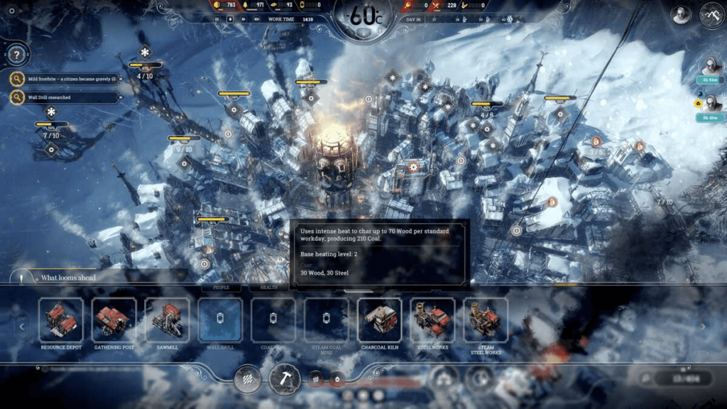 Frostpunk (2018) gameplay by 11 Bit Studios.
