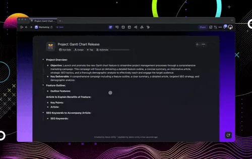Taskade Genesis multi-agent workflow with AI agents, automations, and persistent memory