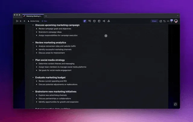 Taskade AI Research agent.