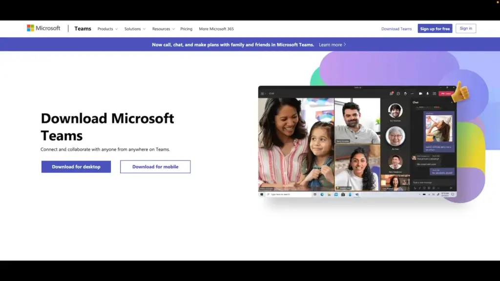Microsoft teams user interface screenshot.