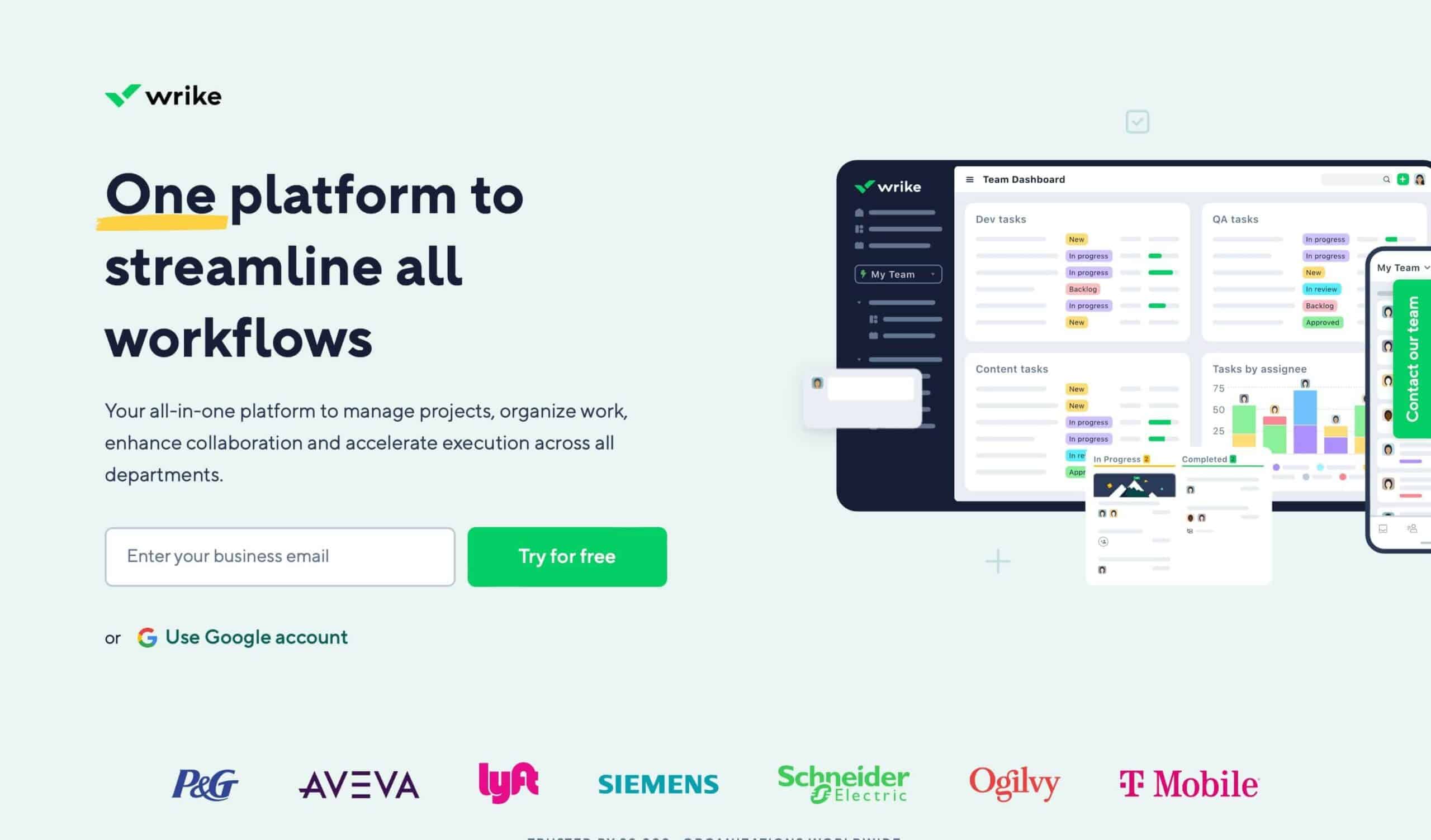 Write user interface.