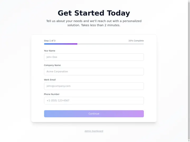 Clone a lead capture form app