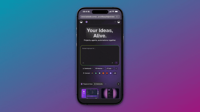 Genesis builder interface screen recording