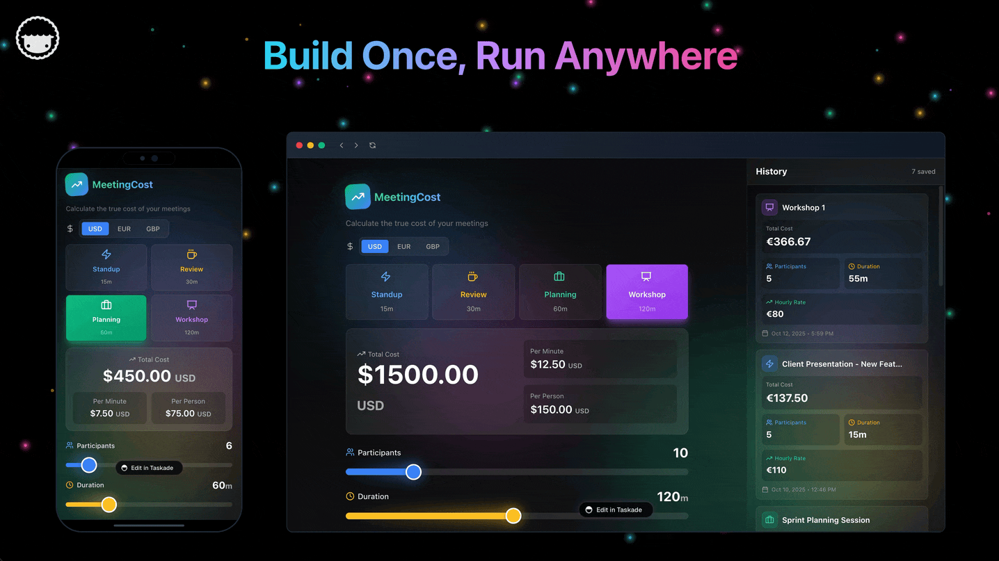 The Taskade Genesis loop — tasks compile into living apps