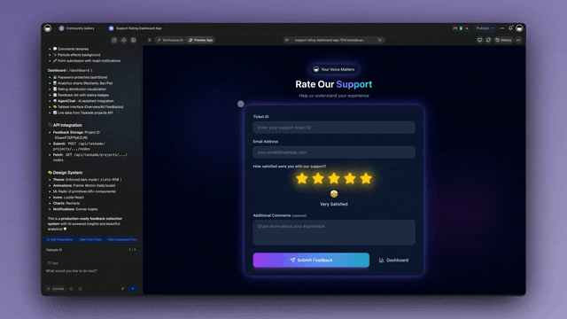 Preview and customize an AI agent in plain language inside Taskade Genesis, no SKILL.md required
