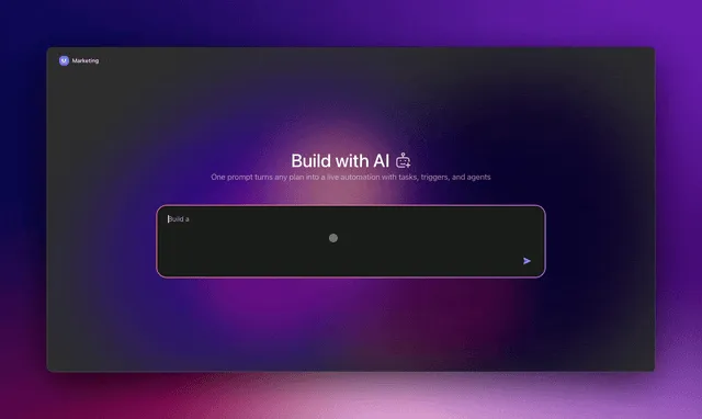 Generating a structured project with AI from a single prompt
