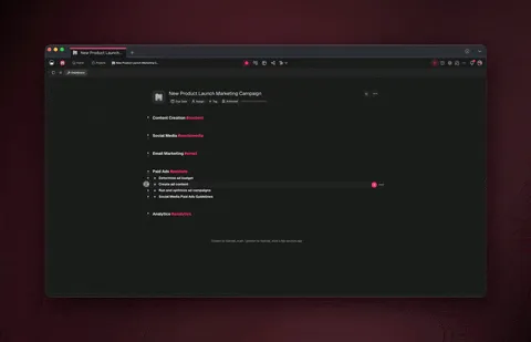 Autonomous AI agents running multi-step work in Taskade