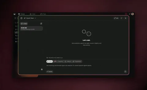 A multi-agent team of custom AI agents collaborating inside one Taskade workspace