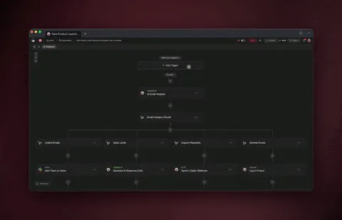 Powerful triggers and actions connecting agents to the apps your work already lives in