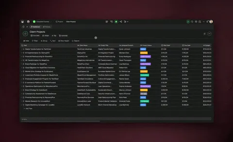 Project-based apps with multiple views in Taskade